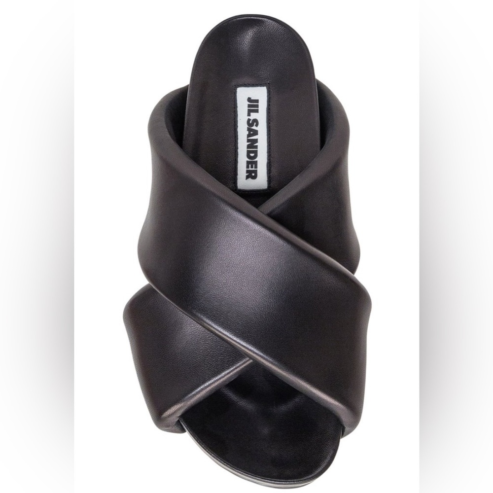 Jil Sander - Brown Oversized Wrapped Sandals